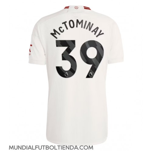 Camiseta Manchester United Scott McTominay #39 Tercera Equipación Replica 2023-24 mangas cortas